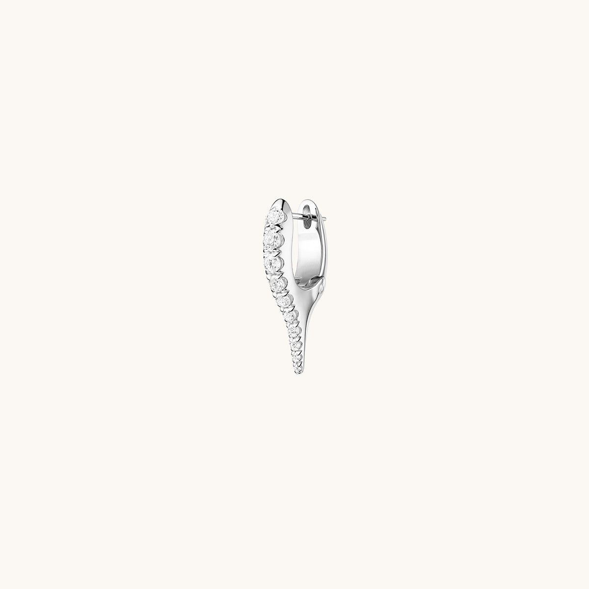 Razor Fang Pavé Hoops