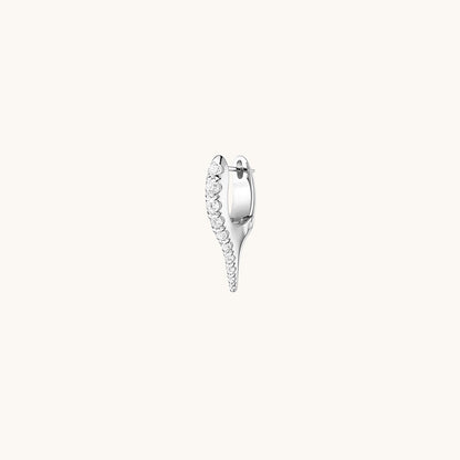 Razor Fang Pavé Hoops