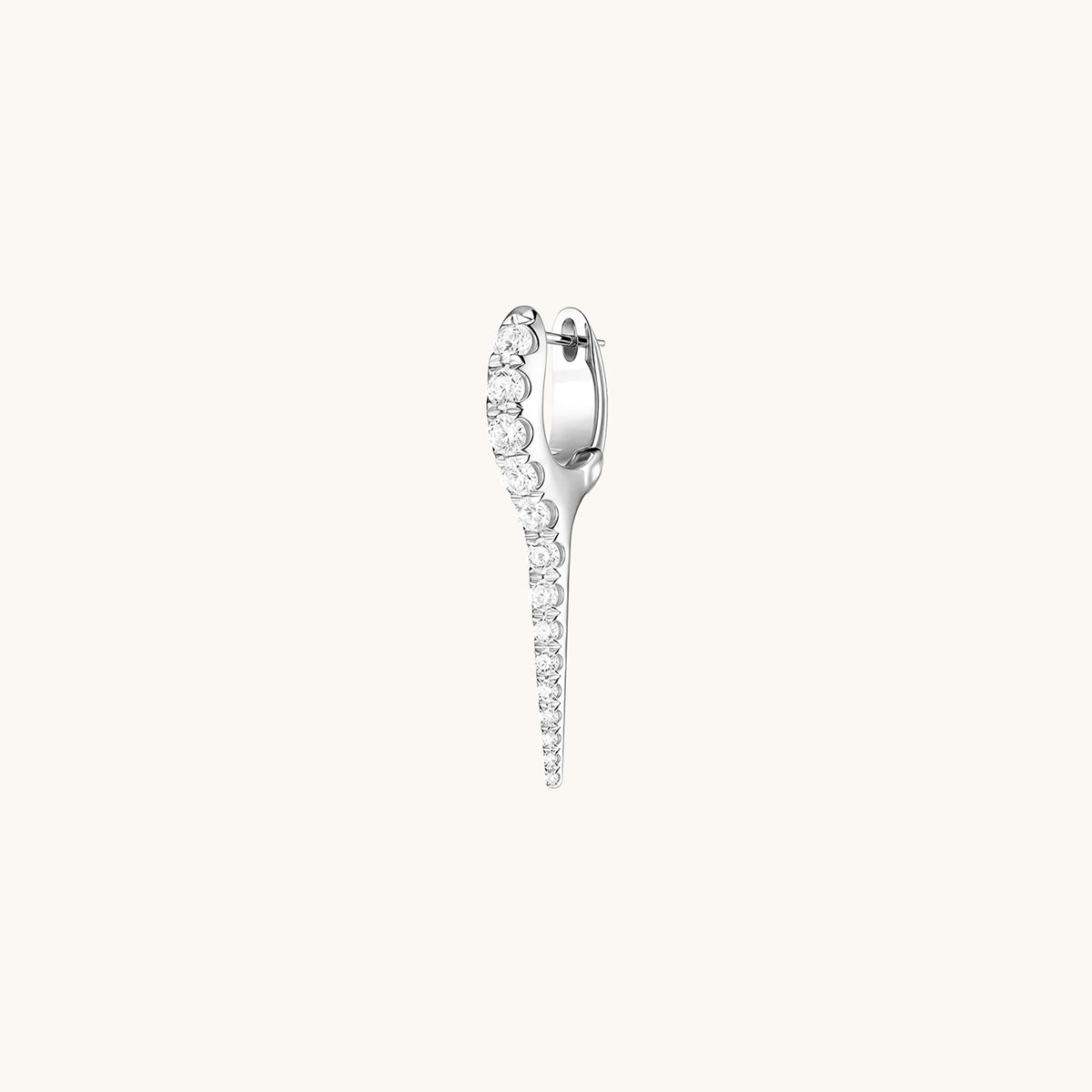 Razor Fang Pavé Hoops