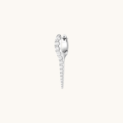 Razor Fang Pavé Hoops