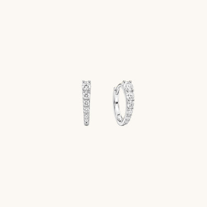 Rodin’s Curve Moissanite Hoops - A Pierce of Life