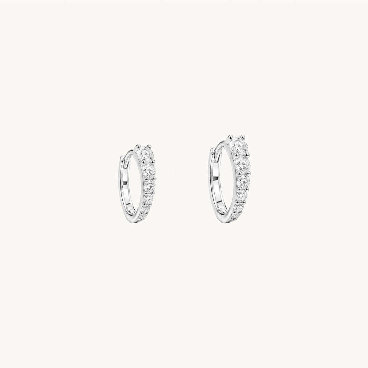 Rodin’s Curve Moissanite Hoops - A Pierce of Life