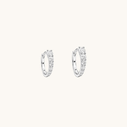 Rodin’s Curve Moissanite Hoops - A Pierce of Life