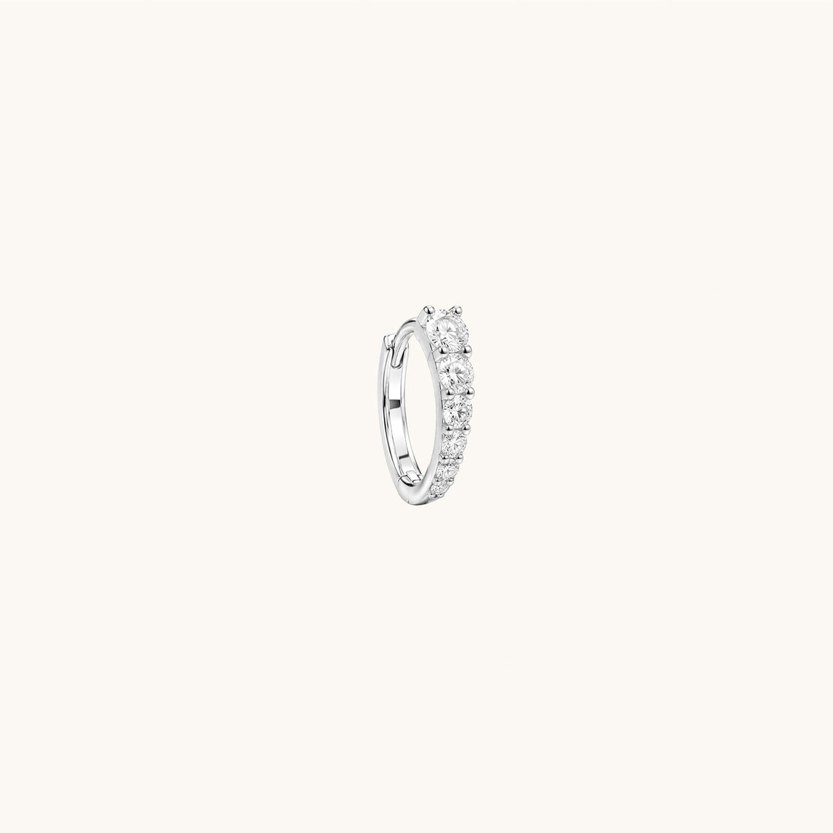 Rodin’s Curve Moissanite Hoops - A Pierce of Life