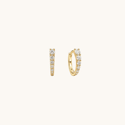 Rodin’s Curve Moissanite Hoops - A Pierce of Life