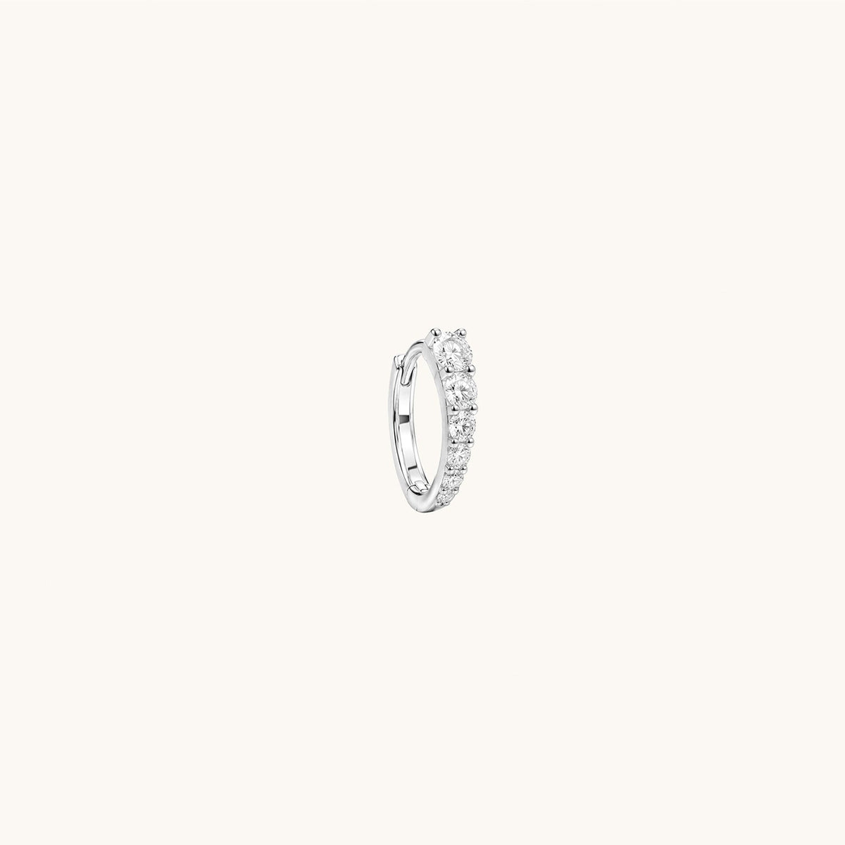 Rodin’s Curve Moissanite Hoops - A Pierce of Life
