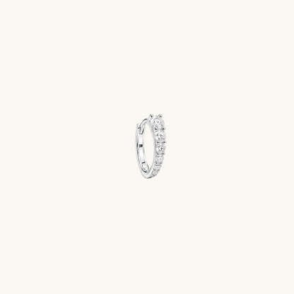 Rodin’s Curve Moissanite Hoops - A Pierce of Life