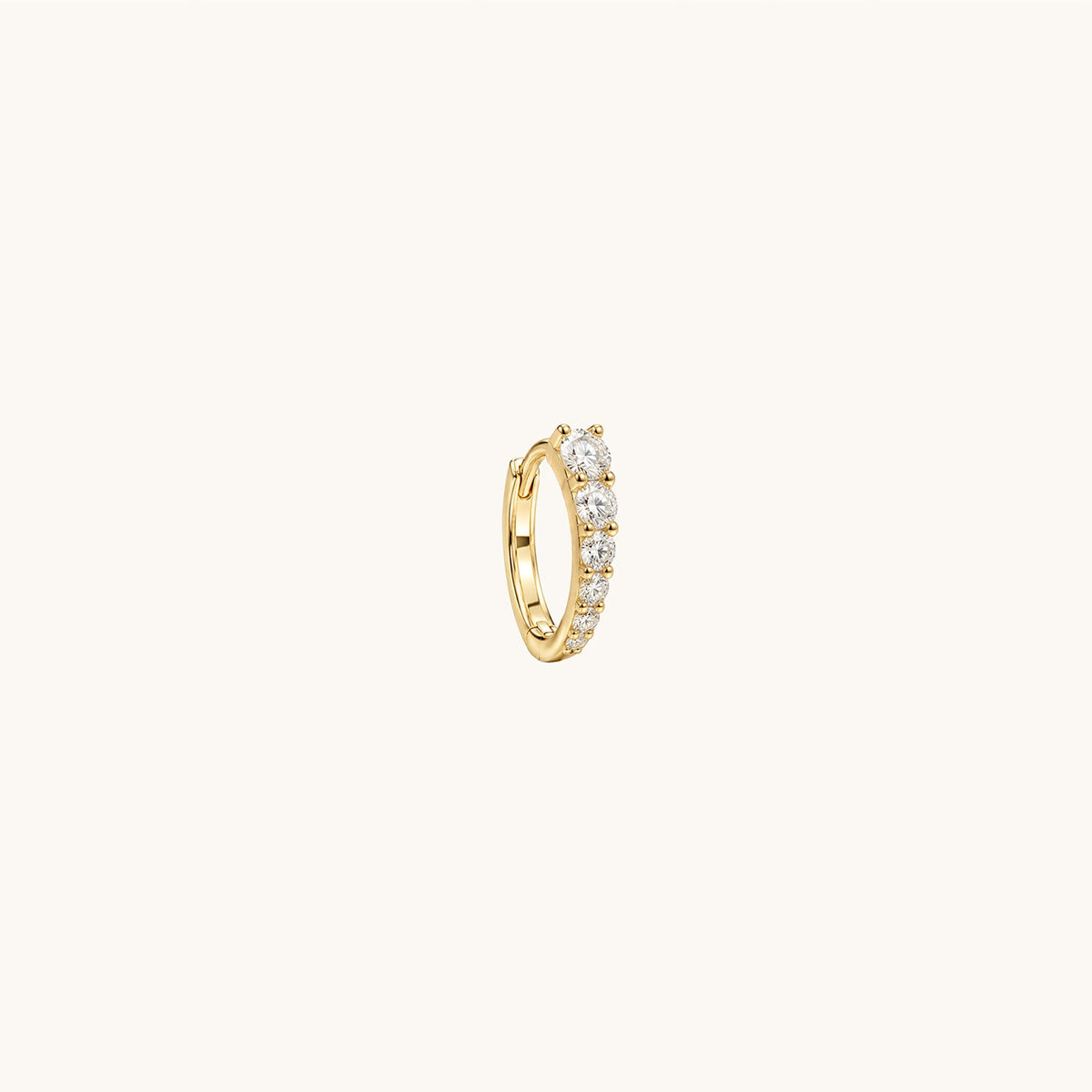 Rodin’s Curve Moissanite Hoops - A Pierce of Life