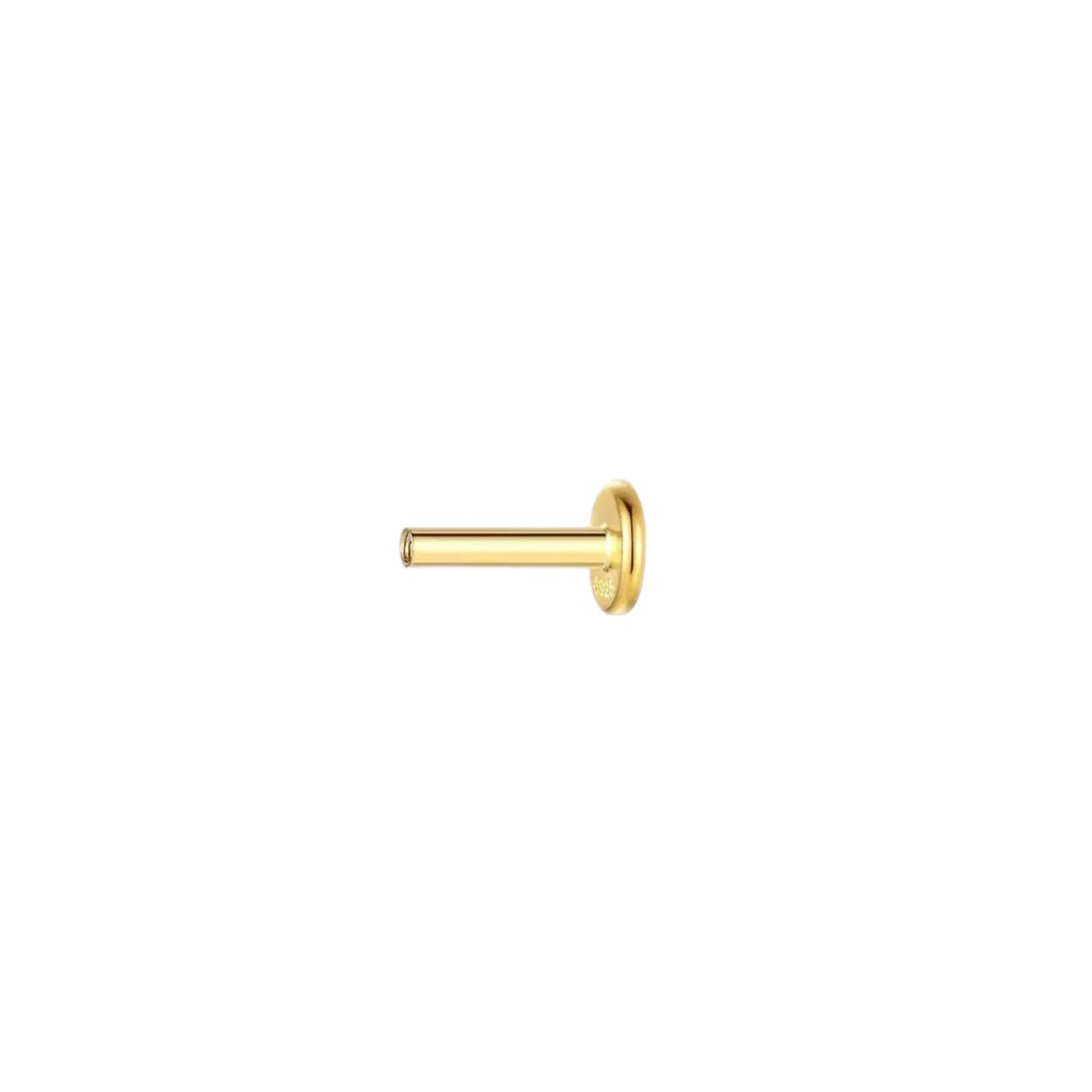 Gold-plated 925 sterling silver Titanium Flatback Backing