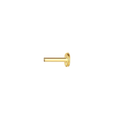 Gold-plated 925 sterling silver Titanium Flatback Backing