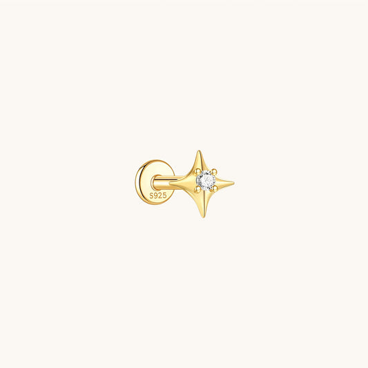 Starflare Flatback Earring - A Pierce of Life