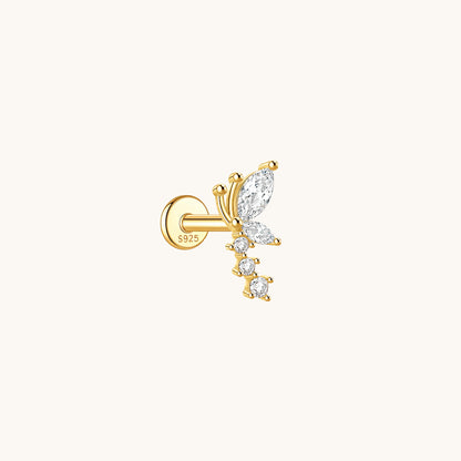 Dragonfly's Touch Flatback Earring